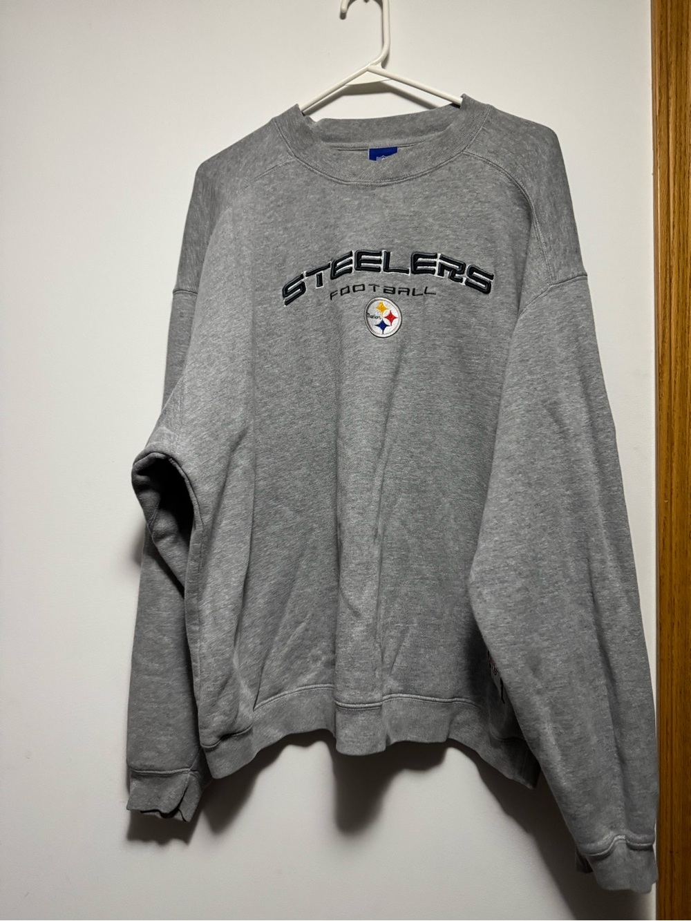 NFL Gray Steelers Crewneck Sweatshirt